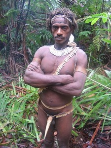 Papua-stromoví lidé-Kombai